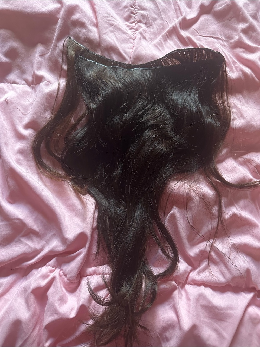 Natural Dark Brown Clip-In Hair Extension - Women's Hair